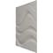 Ekena Millwork 19 5/8in. W x 19 5/8in. H Wave EnduraWall Decorative 3D Wall Panel Covers 2.67 Sq. Ft. WP20X20WVECE - alternate 2